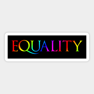 Equality Sticker